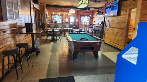 First And Main Bar And Restaurant Inside Pool Table Min